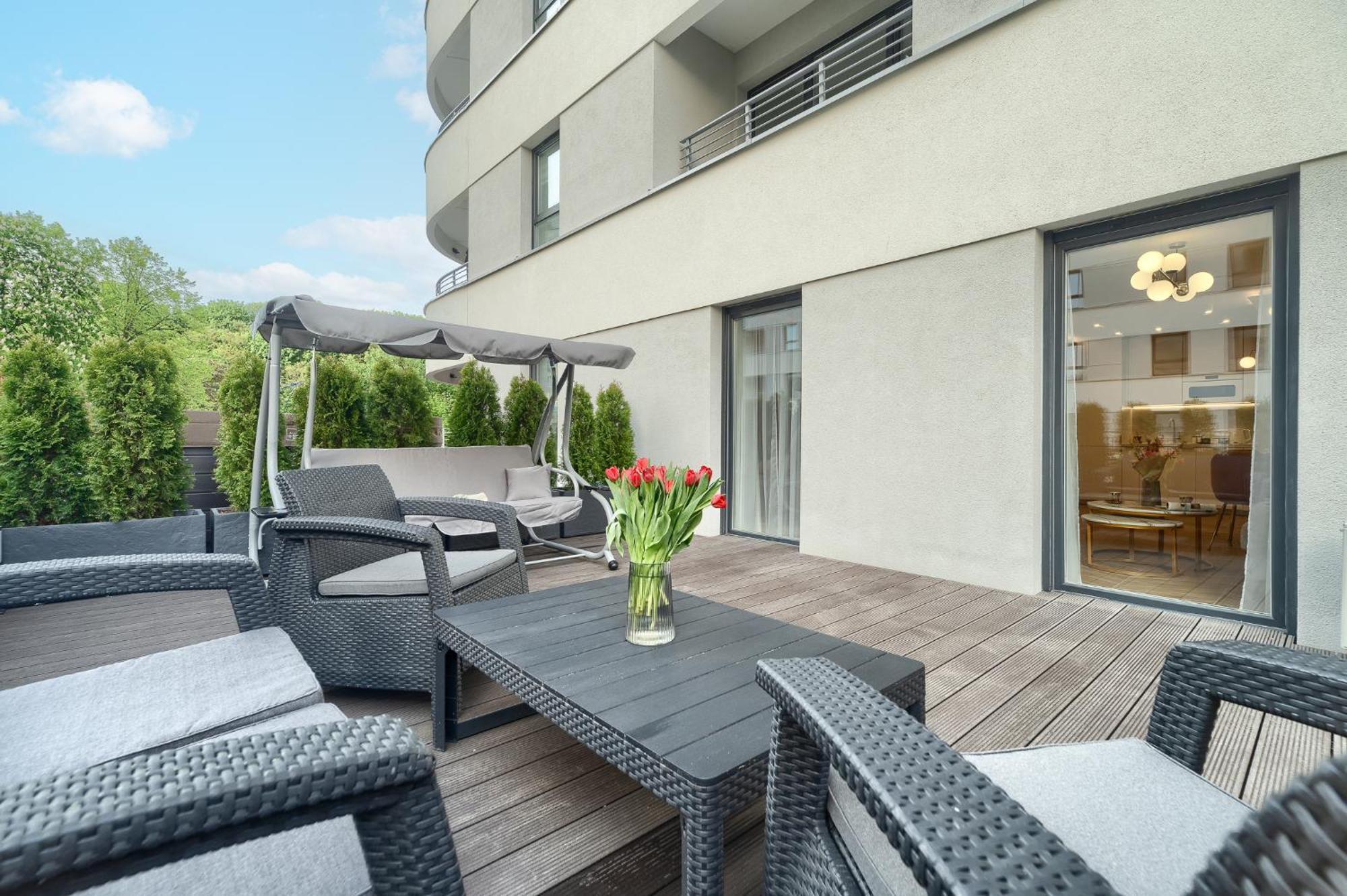 Apartments Ostsee Suntowers Taras سفينويتشي المظهر الخارجي الصورة